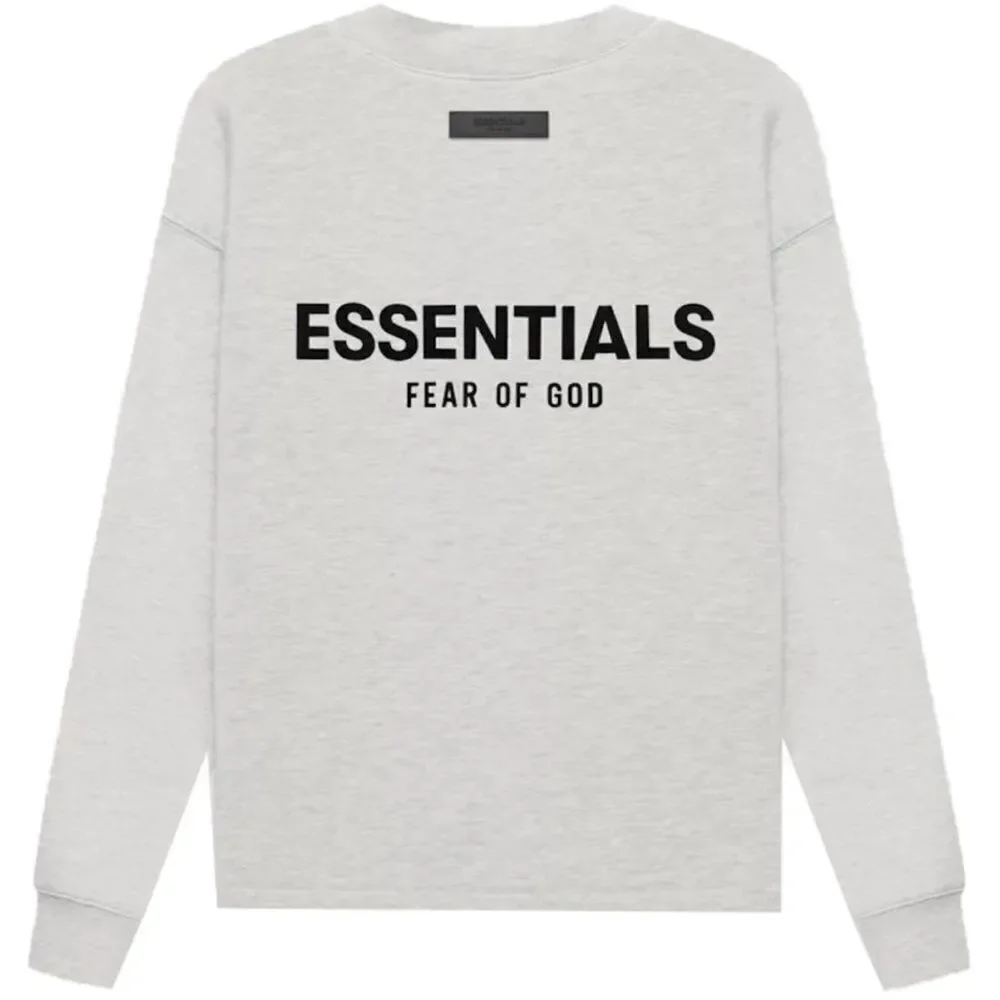 FEAR OF GOD ESSENTIALS Light Oatmeal Relaxed Sweatshirt  XL FOG Bag